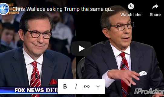 I have to question the political motivation of Chris Wallace